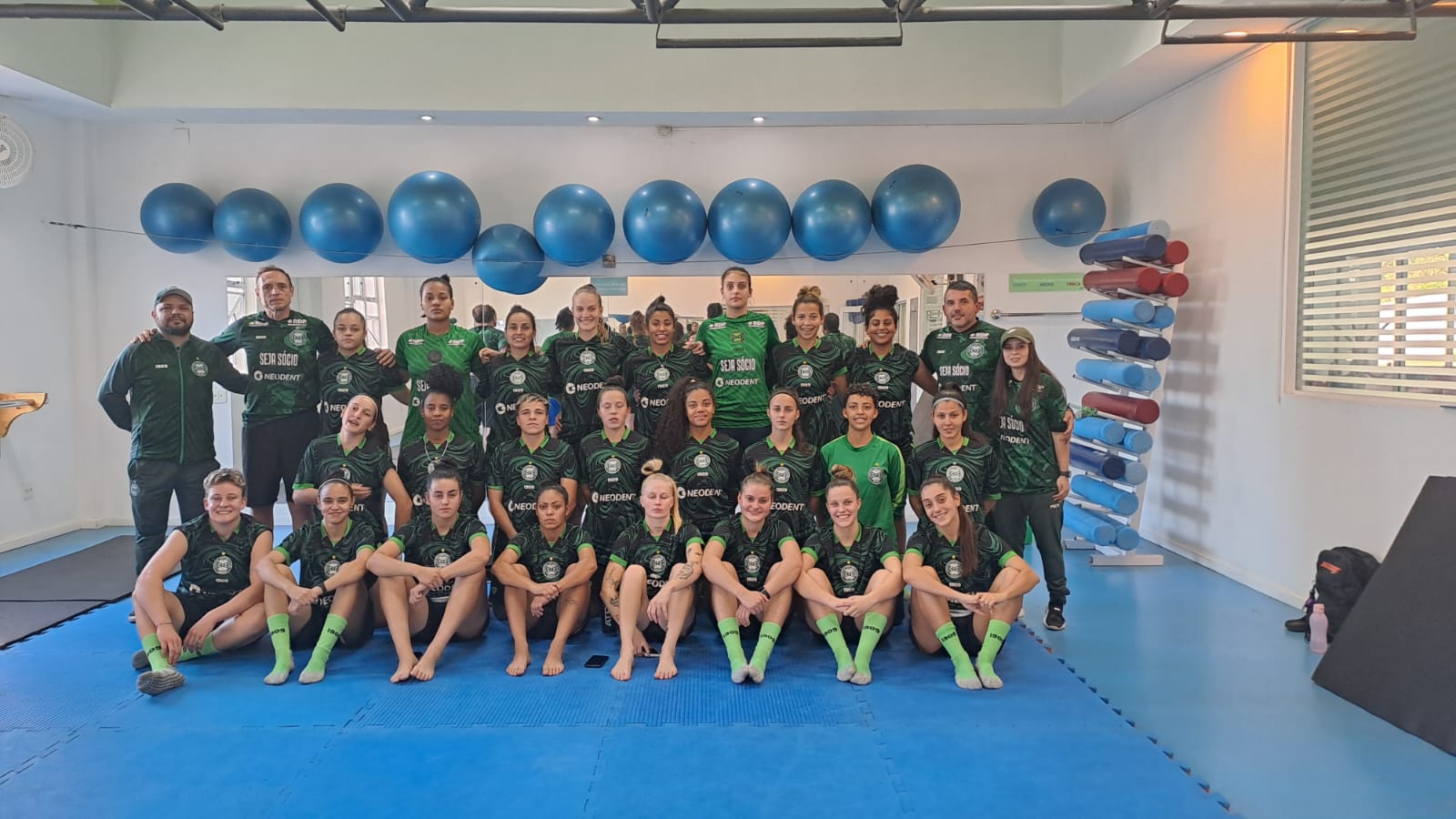 Reapresentao do Futebol Feminino do Coritiba marca nova fase de preparao