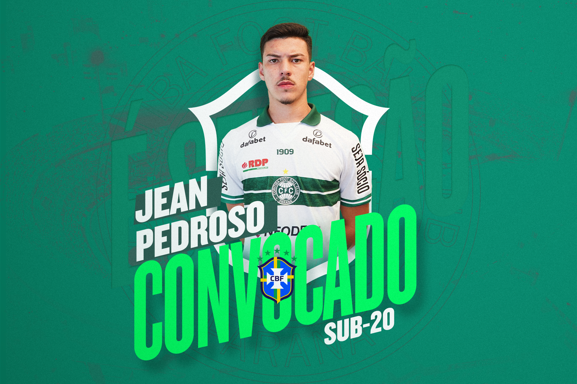 Jean Pedroso  convocado para seleo brasileira sub-20