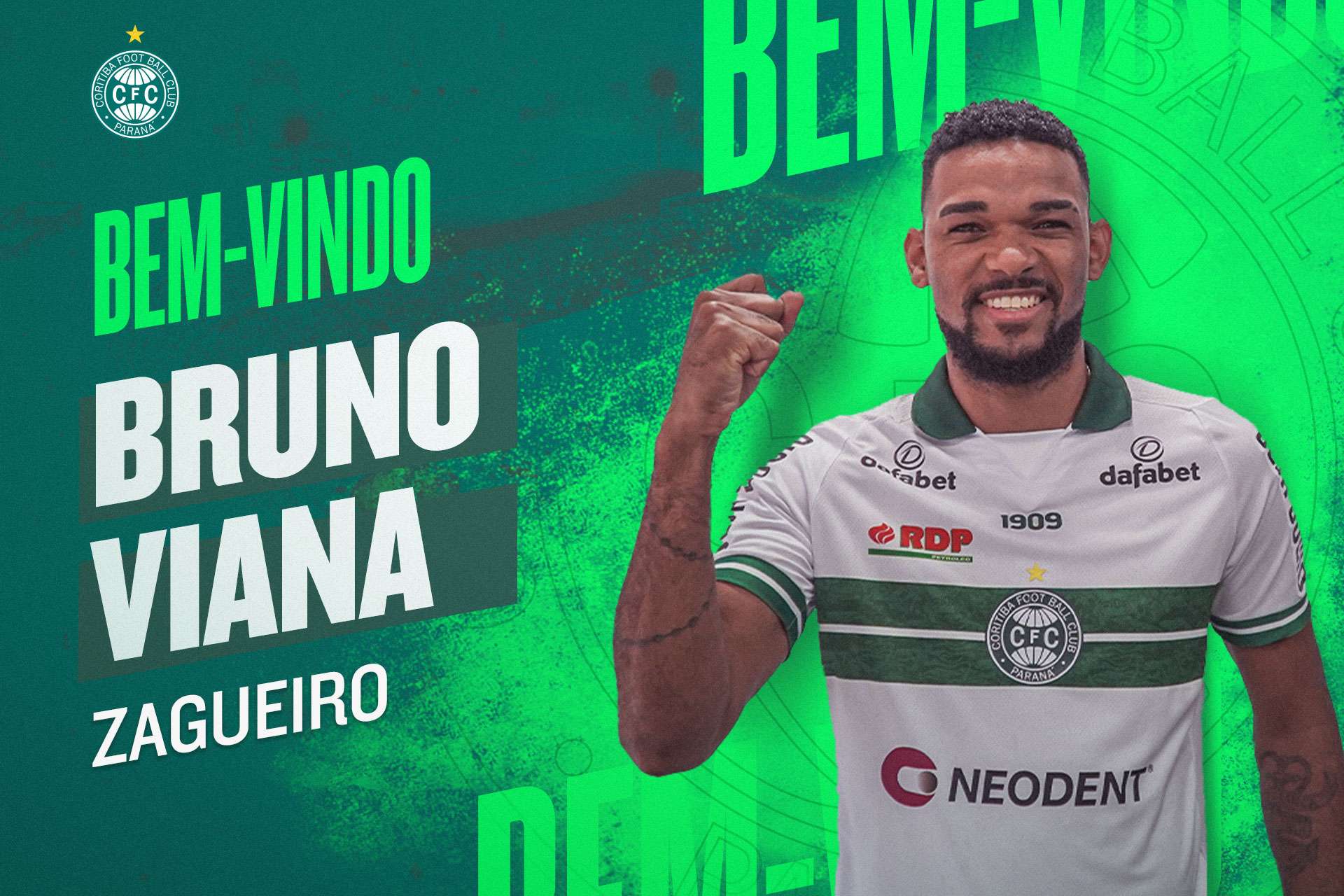 Coritiba anuncia a contratao do zagueiro Bruno Viana